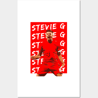 Steven Gerrard Illustration Posters and Art